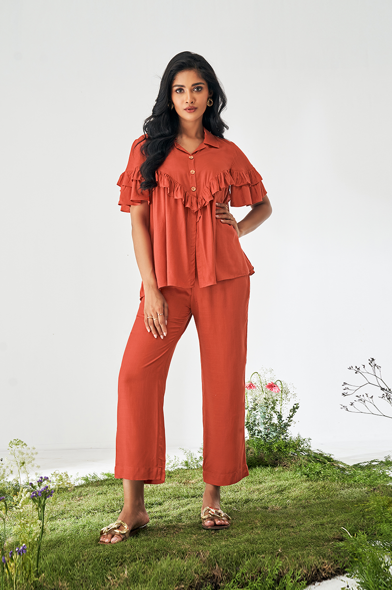 orange-ruffle-top-and-pants-co-ord-set