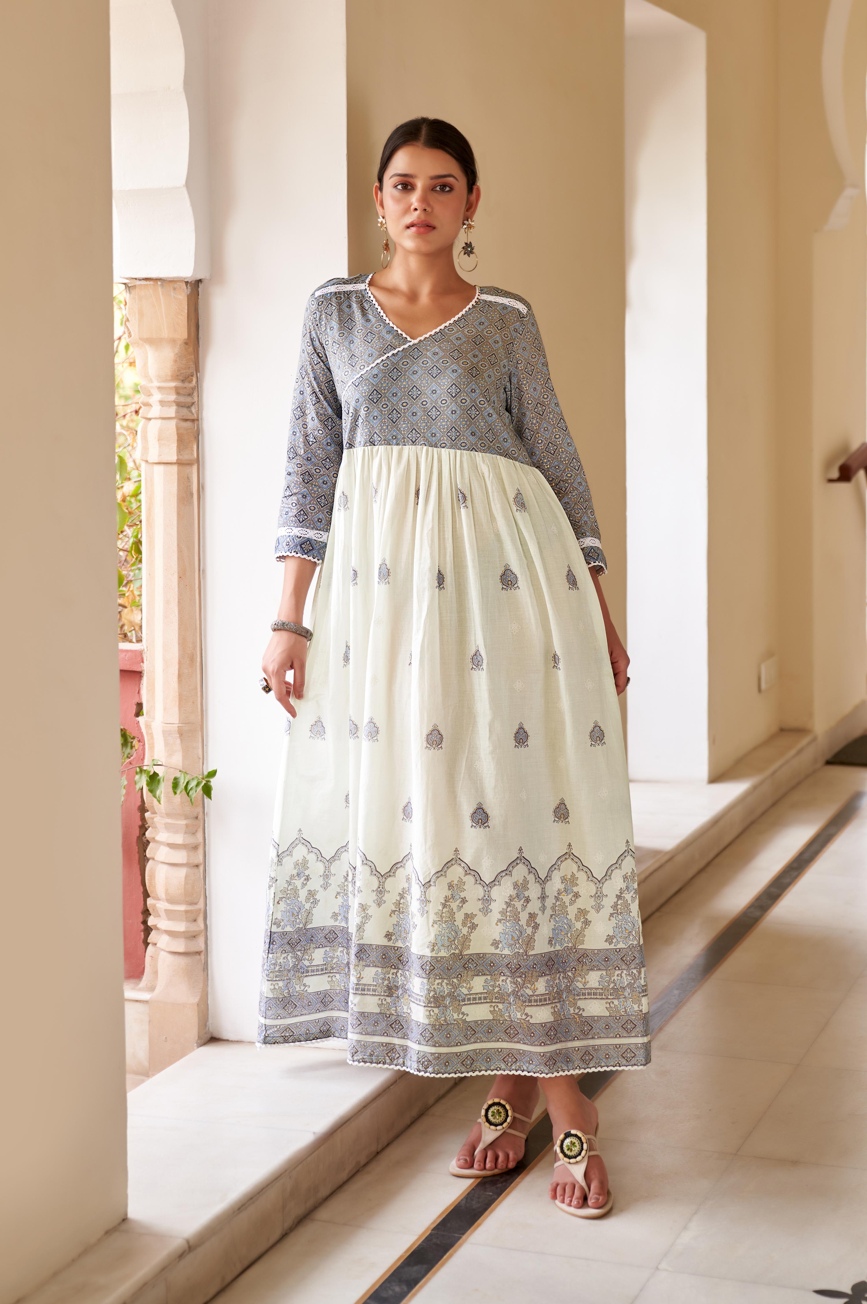 blue-cotton-printed-v-neck-dress