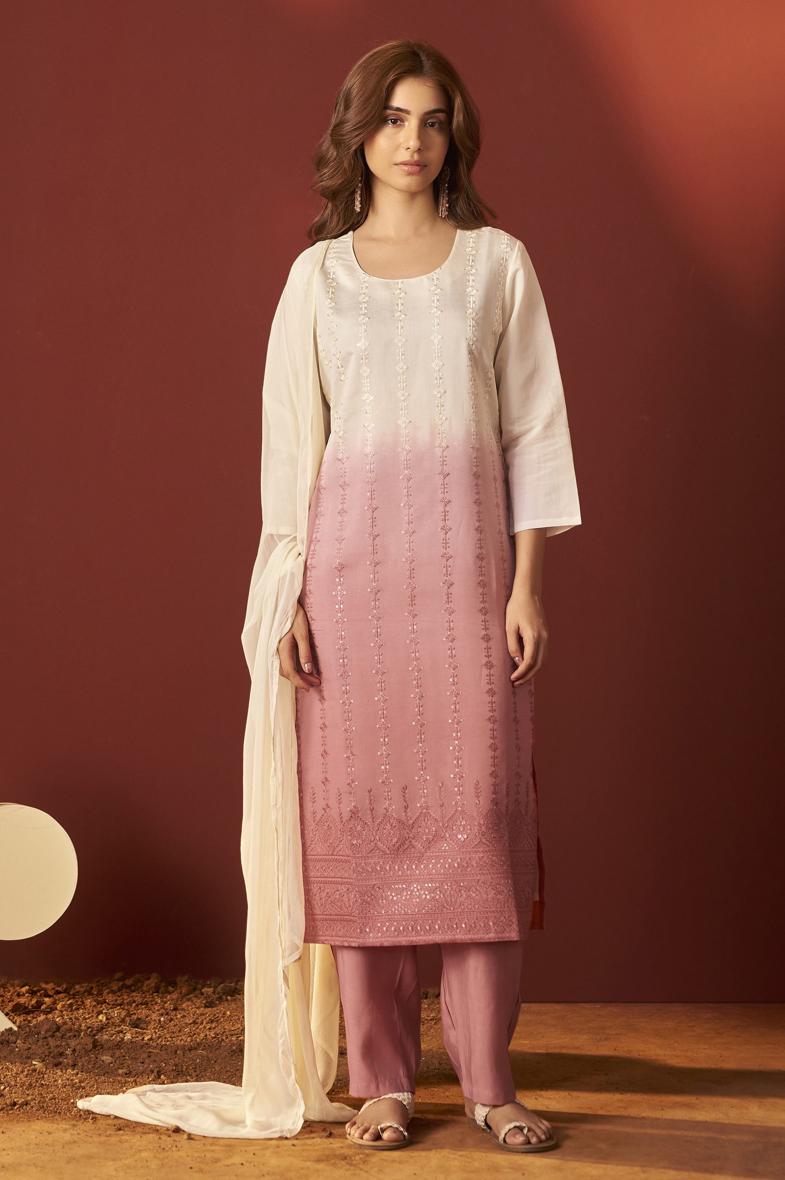 rust-chanderi-embroidered-kurta-set-with-dupatta-for-women