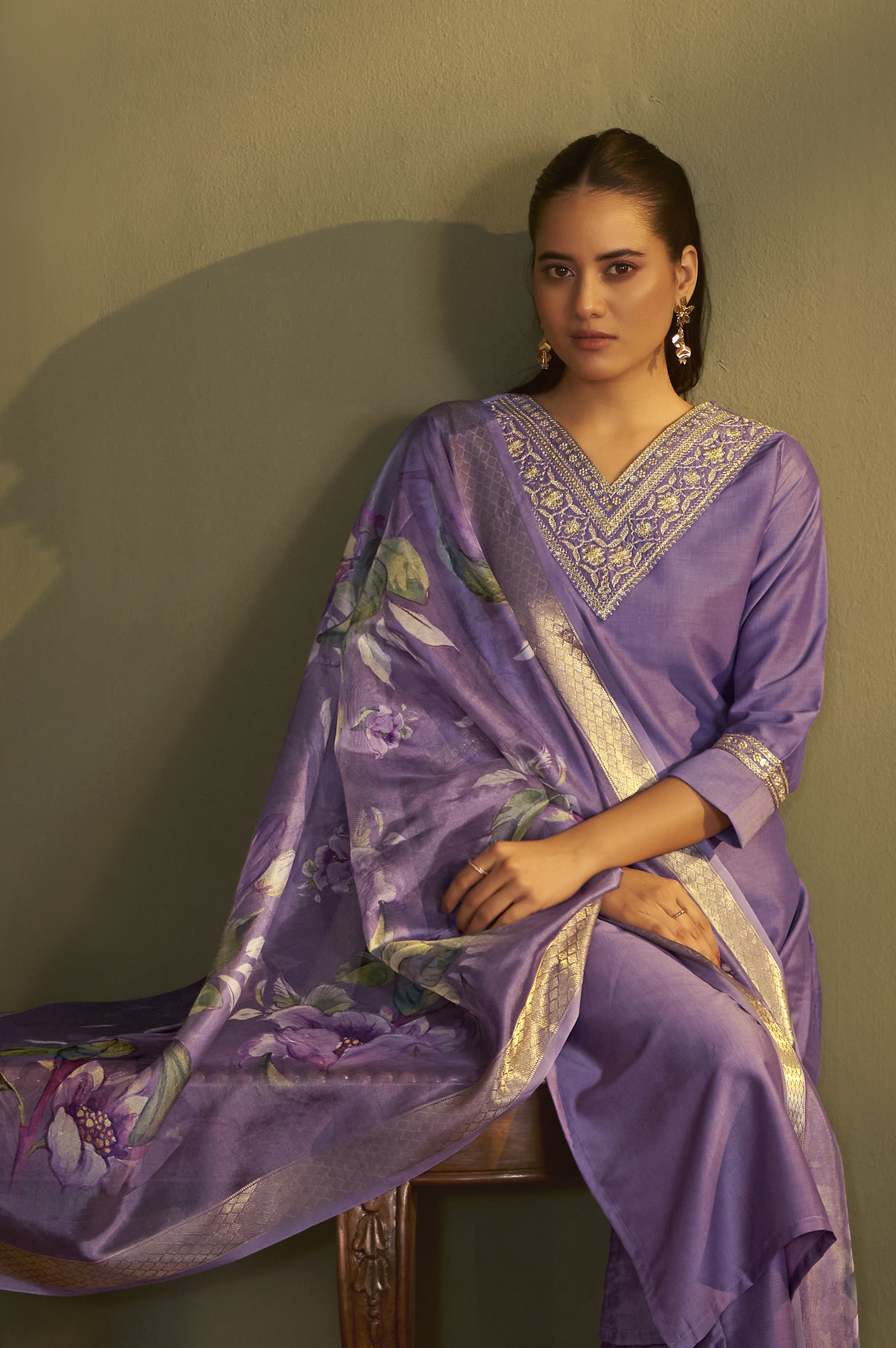 women-purple-cotton-blend-embroidered-straight-kurta-with-pant-organza-jacquard-printed-dupatta