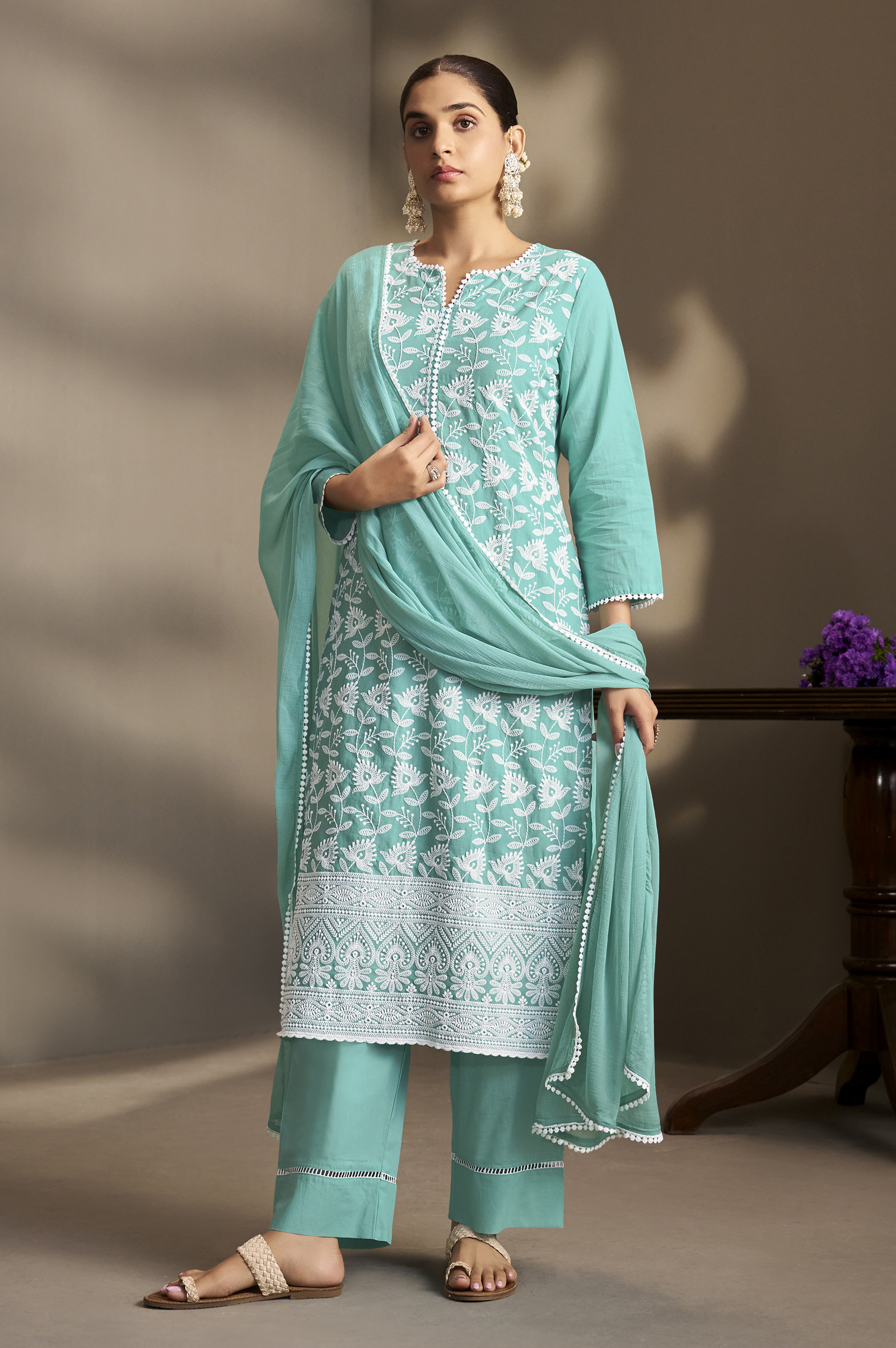 sky-blue-pure-cotton-schiffli-embroidered-straight-kurta-set-with-cotton-pants-inner-najmin-chiffon-dupatta